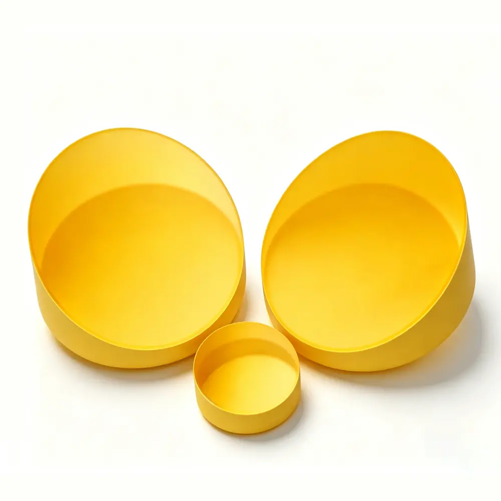 ZnSe wedged windows shown in multiple diameters for infrared and CO2 laser applications