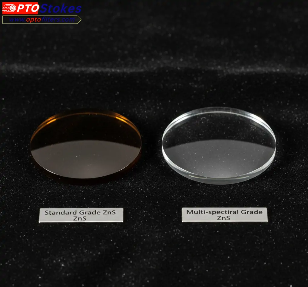 Zinc Sulfide (ZnS) Optics: Physical Properties, Material Grades, and Application Selection