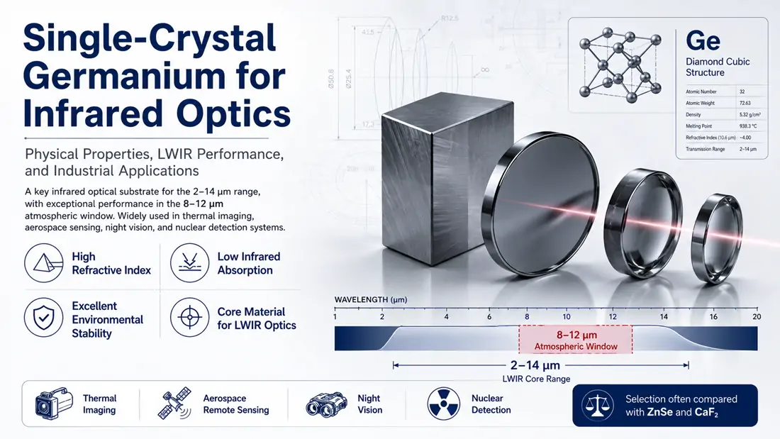 Single-Crystal Germanium for Infrared Optics