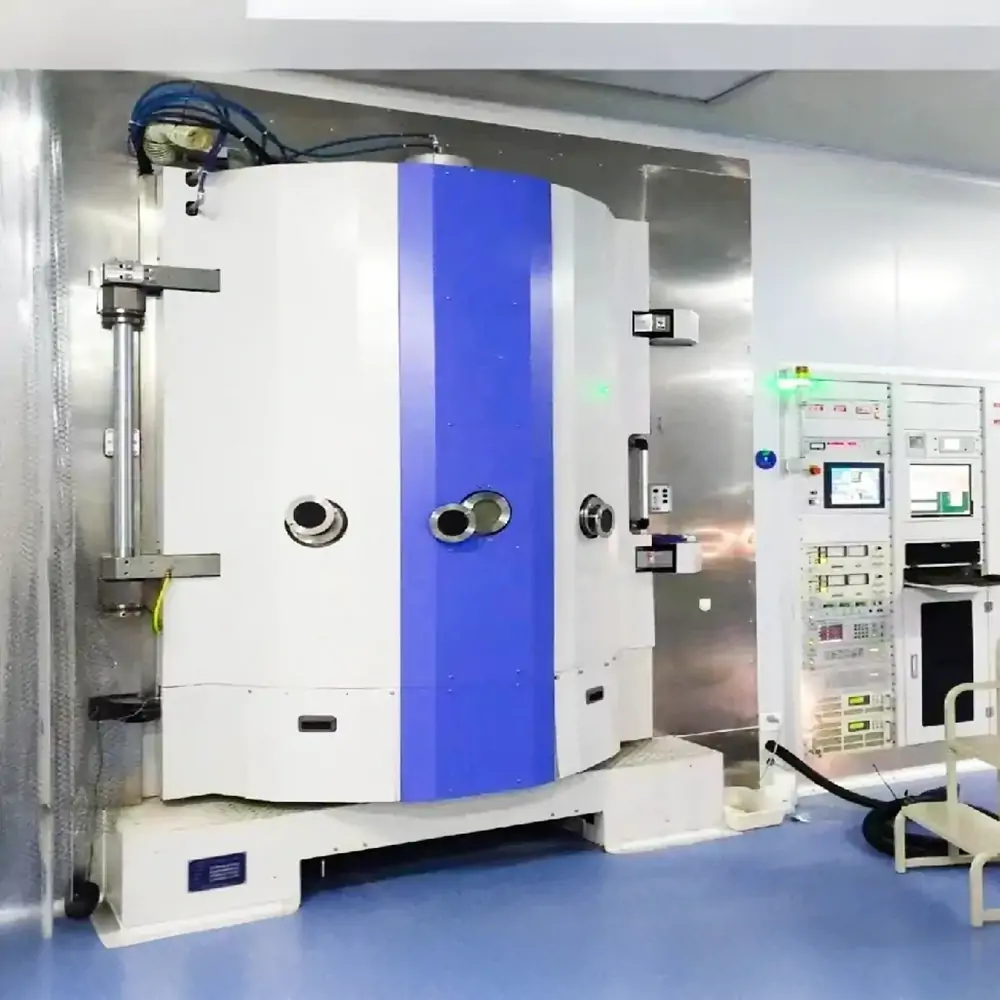 Optical coating equipment for infrared AR and DLC coatings
